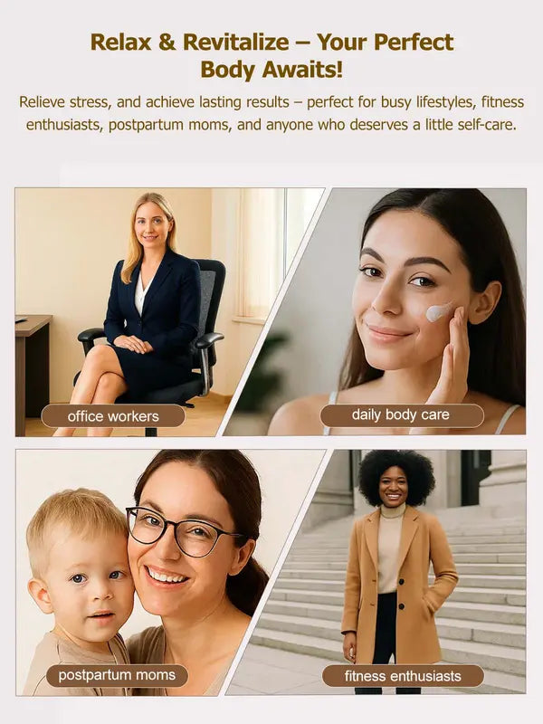 Handheld Body Massager for Legs & Belly