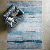 Oil Painting Blue Lines